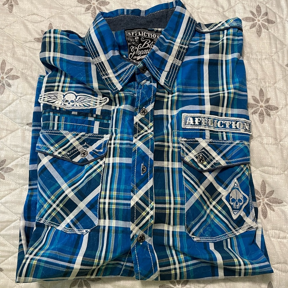 Button up, 2XL Affliction